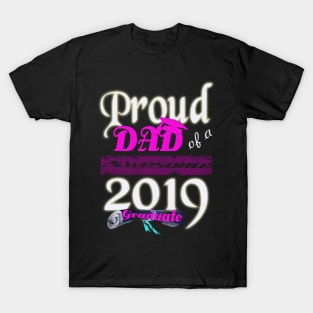 proud dad of a  awesome 2019 graduate T-Shirt